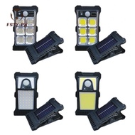 Solar Clip Light IP65 Waterproof Rating 12 Hours Runtime ABS Plastic Material