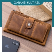 REVEN BILFOLD WALLET genuine leather long WALLET