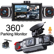 Ea Dashcam 2 Car Dvr Video Recorder 4 Channels 360 WIFI Front Inside Rotatable Rear View Camera 2