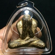 BLACK MAGIC PHRA PIDTA TOK RAJA LP KRON POWERFUL PROTECTION ESCAPE FROM BAD THINGS RARE OLD THAI BUDDHA AMULET PENDANT