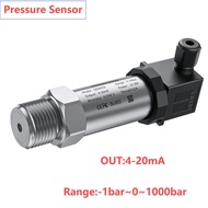 4-20mA to 0-10bar Pressure Sensor Transmitter 24V power Water Gas Oil Liquid 150psi gauge G1/4 NPT1/