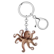 LONYOO Anime Sea Turtle Keychain Acrylic Octopus Jellyfish Crab Whale Shark Ocean Animal Key Chain A