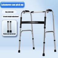 COD Lalamove can pick up Adult elderly Walker-Heavy Duty Foldable stainless Steel Walking Foldable F