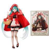 Original Anime Hatsune Miku Little Red Riding Hood Fairy Tale Series 18cm PVC Figure action model De