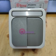 BROCO ATLANTIC 1-WAY DOUBLE SWITCH - WATERPROOF IP44