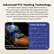 CREALITY Official เครื่องเป่าเส้นใย Space Piกล่องใส่ไดร์เป่าเส้นพลาสติกพิมพ์งาน3มิติพร้อมเครื่องทำคว