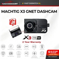 MACHTIG X3 GNet 1080P 24 hours 2CH Car Dashcam Front Rear dvr car recorder fhd hd made in korea