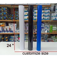 STICKER FOR AQUARIUM BACKGROUND FISH TANK BLUE &BLACK & WHITE ( 1 feet =12" )