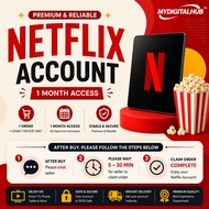 Netflix account Premium | Email Login | STABLE | 1Device  | 5min Delivery | Warranty | Shared akaun