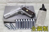 台南 武星級 鋼製 INOKATSU COLT M1911 手槍 CO2槍 銀 優惠組C 井勝 1911 柯特 MEU 