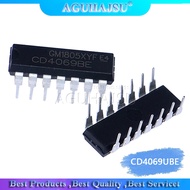 10PCS CD4069UBE DIP14 CD4069U DIP CD4069 DIP 14 CD4069BE new and original IC