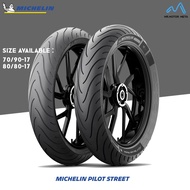 MICHELIN TUBELESS TYRE - PILOT MOTO GP | PILOT STREET 2 - 120/70-17, 80/90-17, 70/90-17