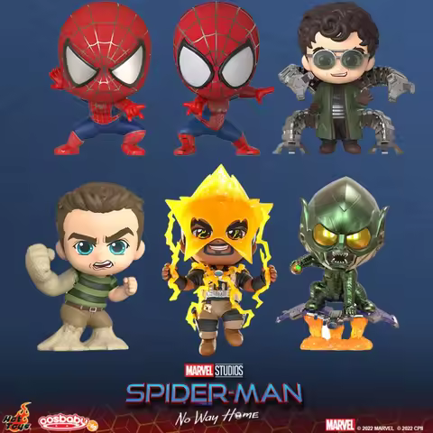 In Stock Original Hot Toys Cosbaby Spider Man No Way Home Doctor Octopus Green Goblin Electro Sandma