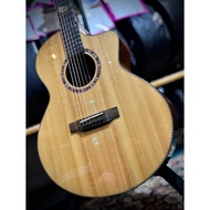Ak550CEQ solid top acoustic electric guitar free accessories
