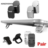 NONEDYODYE9I 1 Pair Notebook Cooling Bracket, Foldable Invisible Laptop Stand, Non-slip Aluminium Al