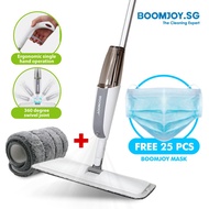 BOOMJOY SG 2022 Upgraded P4 Spray Mop Super Bundle Deal | [ P4 + 1 Refill + 25pcs FACE MASK]