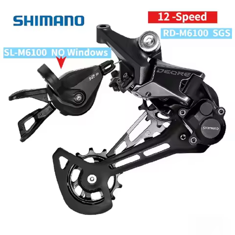 SHIMANO DEORE M6100 12 speed Groupset Shifter SL-M6100-R SL-M6100-IR Rear Derailleur RD-M6100-SGS Or