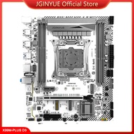 JGINYUE X99 PLUS D3 Motherboard LGA 2011-3 Xeon E5 V3 CPU Processor and DDR3 RAM Memory 8-Phase Power Supply M.2 NVME/SATA