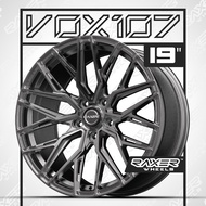 19" | 2pcs | RAXER VOX107 Flow Formed Light Weight Wheels | 5x112/114, 5x120