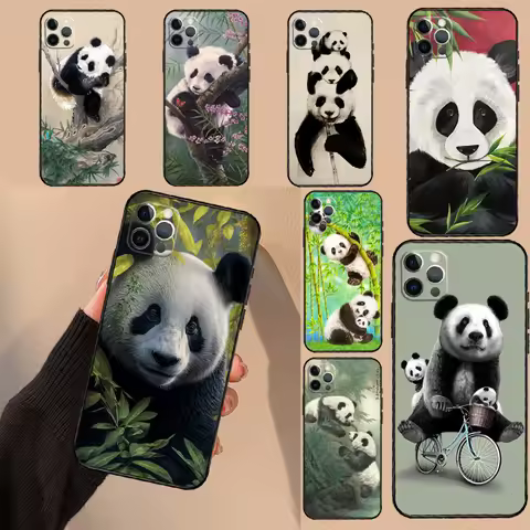 Panda Animal Cute Bear For Honor Magic 6 7 8 Pro Case For Honor 90 70 50 Lite 400 200 X8c X8b X9a X9