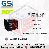 GS MF DURA TOUGH LBN1 | DIN45L CAR BATTERY