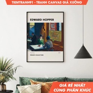 Tranh treo tường Edward Hopper Art Clop Suey - 1929 Vintage Poster Minimalism tặng kèm đinh treo in 