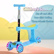 Kids Foldable Kick Ride-On Push Scooter For Kids Outdoor Toy Folding Scooter For Boys And Girls