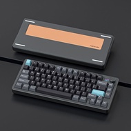 คีย์บอร์ดอลูมิเนียม FURYCUBE F75 เคสอลูมิเนียม 2.4GHz Bluetooth Wireless RGB Hotswap Mechanical Keyb