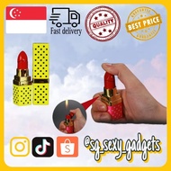 [LOCAL SELLER] Lipstick Shape Lighter/Cute/Strong Flames/Novelty Piece/Refillable With Butane Gas