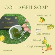 COLLAGEN SOAP ⚡Utk Gatal² kulit,Ruam,Jerawat dll⚡