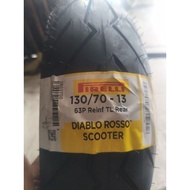 Pirelli Diablo Rosso Scooter 130/70-13 rear NMax outer tire