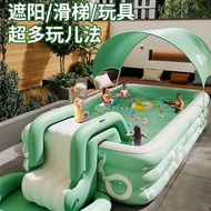 Inflatable Swimming Pool Slide Slide Household Inflatable Swimming Pool Baby Bathtub Bathtub Swimmin