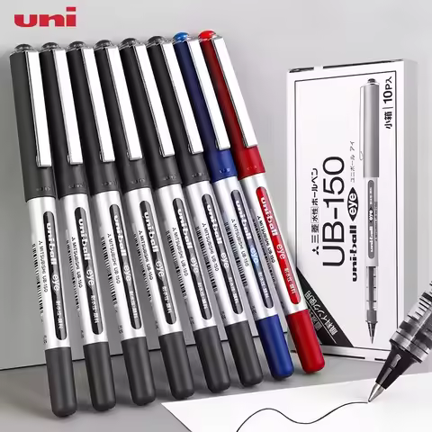 Uni UB-150 Water-Based Gel Pen 0.38/0.5mm Bullet Head Large Capacity Waterproof Signing pen For Prac