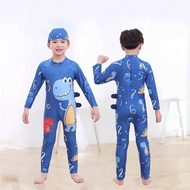 3-11Yrs Kids Swimsuit with Cartoon Dinosaur Shark Swimwear Boy Swimming Suit Kid Swimsuits