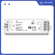 DBM.HOME-RF Mini Style LED Dimmer KIT Indoor Lighting 12V 24V 1CH Single Color LED Dimming Controlle