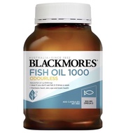 (Exp:2025) ❤️Authentic Blackmores Odourless Fish Oil 1000mg 400 Capsules