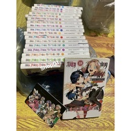 Set of 18q comic books Monster Detective Agency Volume 1-18 with 1 card