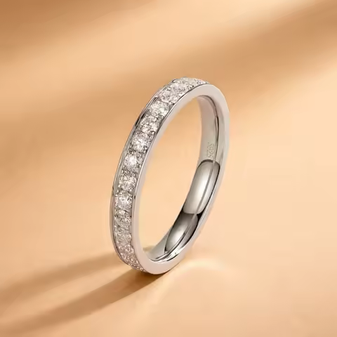Custom Lab Grown Diamond VVS Clarity D Color 9K 14K Gold 1ct Anniversary Promise Engagement Wedding