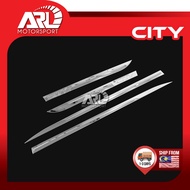 Honda City GM6 T9A 6th Gen Door Moulding Chrome With Logo City Steel For City (2014-2019) ARL Motors
