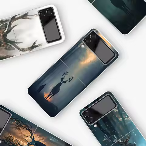 Mobile Phone Case for Samsung Galaxy Z Flip 4 3 5G Transparent TPU Cover Zflip4 Zflip3 Folding Flip4