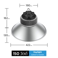 ENRICH โคมไฮเบย์ LED High Bay รุ่น Shark แสงขาว มาพร้อมฝาชี Reflector ขนาด 120° โคมโรงงาน