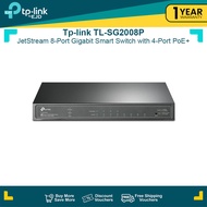 tp-link TL-SG2008P JetStream 8-Port Gigabit Smart Switch with 4-Port PoE+ | Omada Cloud SDN | Omada 