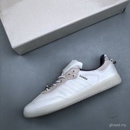 Wales Bonner X Adidas Original samba pelindung matahari kasut latihan putih Sampa