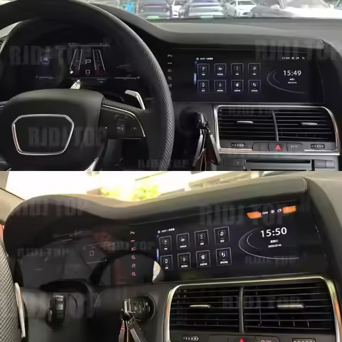 Android 14 For Audi Q7 2005~2015 Car Radio GPS Navi Carplay Coche With Auto Stereo Receiver Automoti