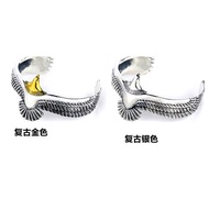 （Jump） New Retro Thai Silver Eagle Bracelets Plated Jewelry Domineering Creative Feather Bird Opening Bangles TYB128Fine Bangle Bracelets，AccessoriesFine Bangle Bracelets，Accessories