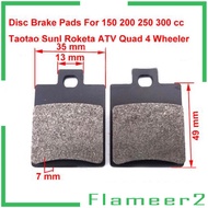 [flameerdbMY] Set Disc Caliper Brake Pads Set for 110cc 125cc 150cc 200cc 250cc ATV