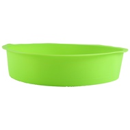 Silicone Mould Bakeware 26cm/10inch Round Cake Form Baking Pan Blue and green colors are random