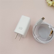 [WFDRESS] New For Realme 67W Supervooc Fast Charger EU US UK Wall Adapter 1M USB Type C Cable For Re