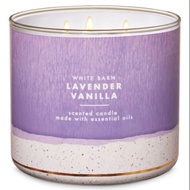 Lavender Vanilla 3 Wick Candle by Bath and Body Works BBW