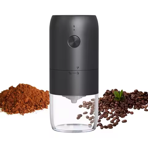 Portable Electric Coffee Grinder Type-C Rechargeable Coffee Bean Grinder for French Press / Espresso